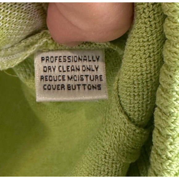 VTG St. John Womens Santana Knit Zip Cardigan Size 14 Resort Beach Ocean Print - Picture 4 of 8